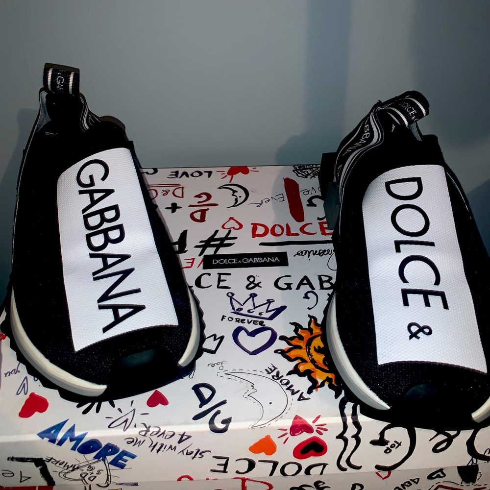 Dolce & Gabbana Sorrento Knit Trainer Sneakers